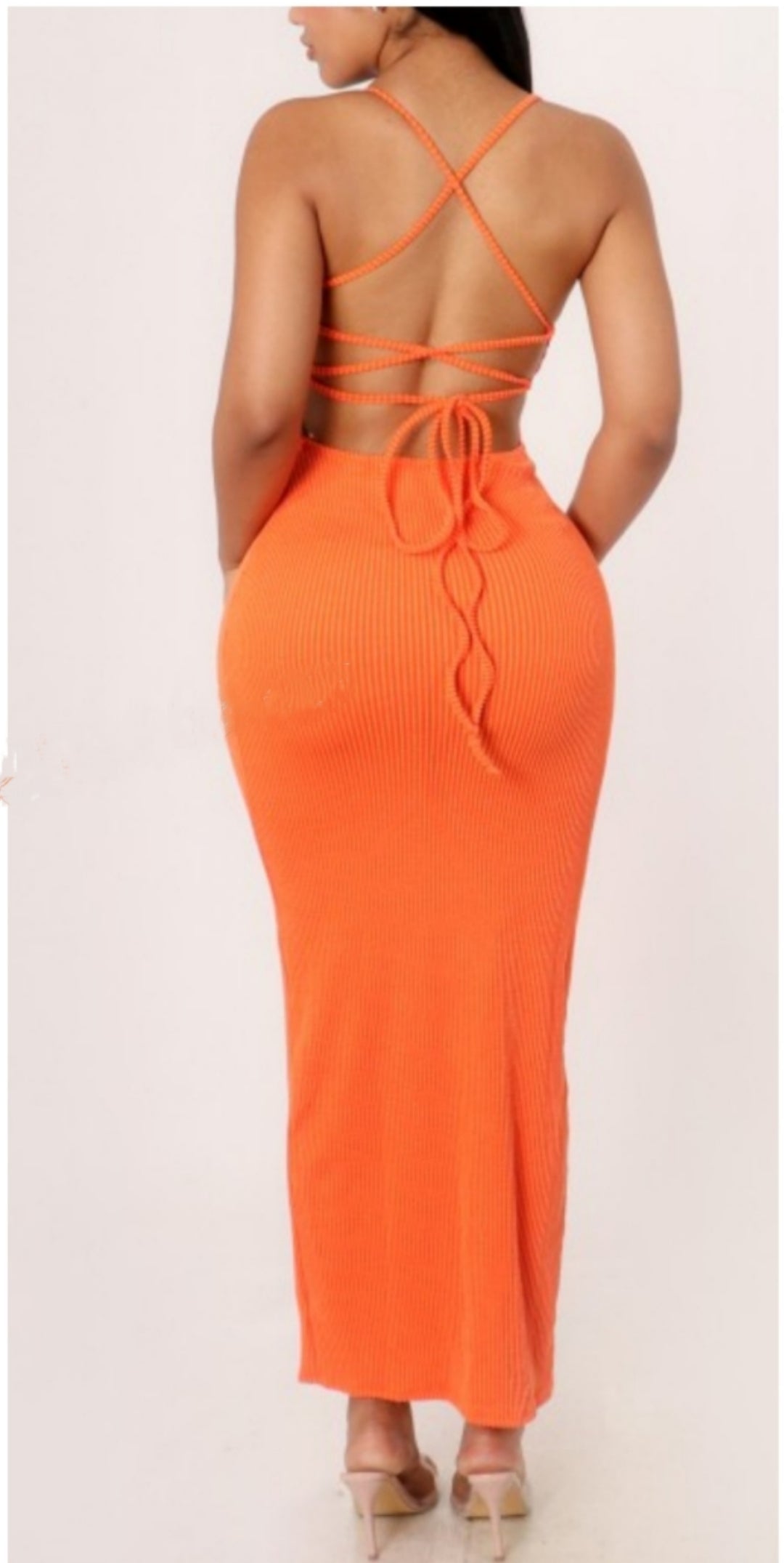 Dreamsicle Fitted Dress