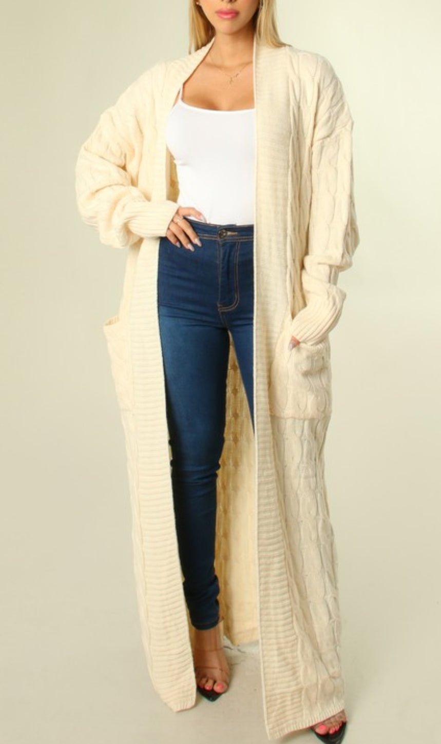 All The Feels Maxi Cardigan