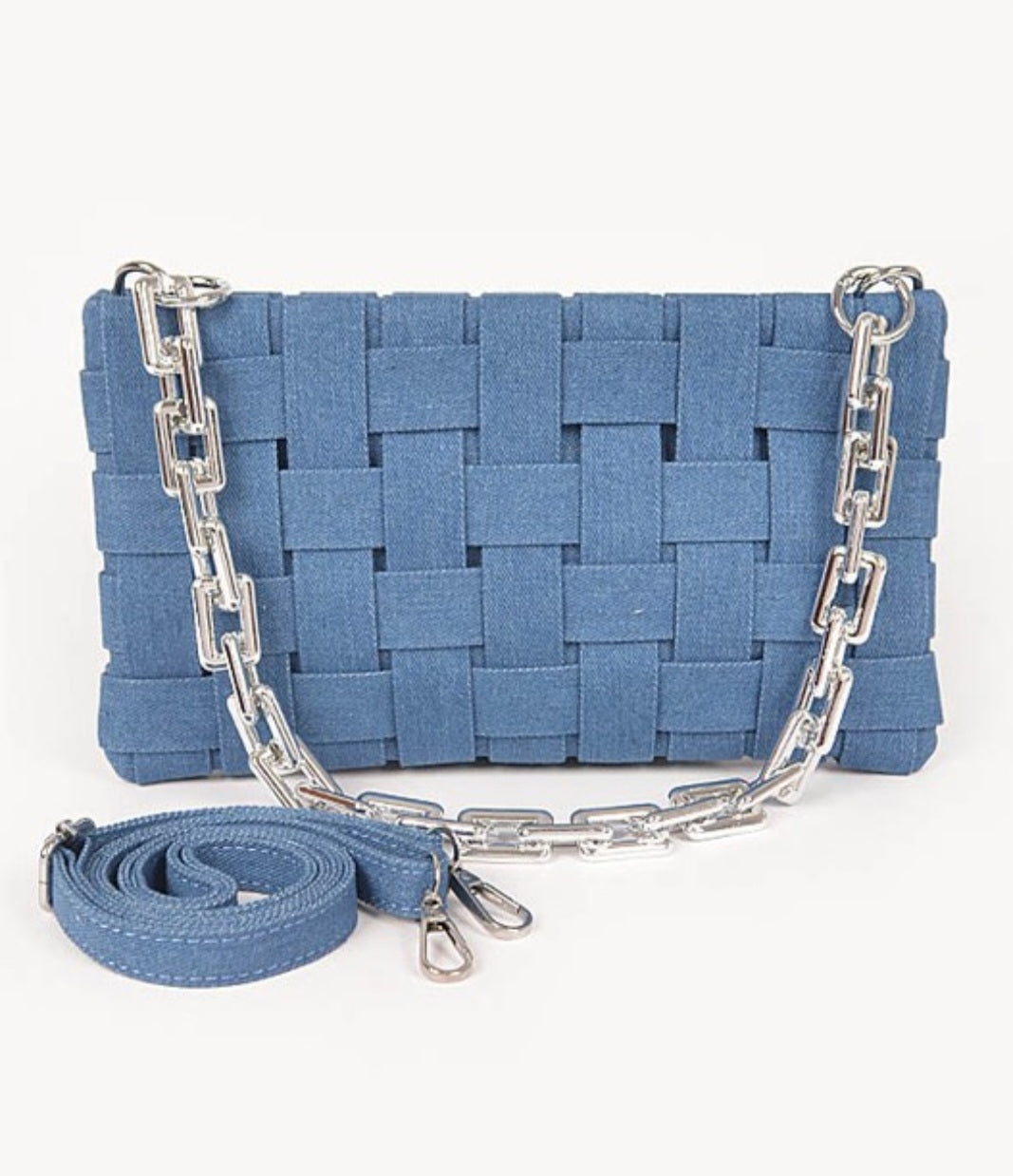 Billie Jean Denim Clutch