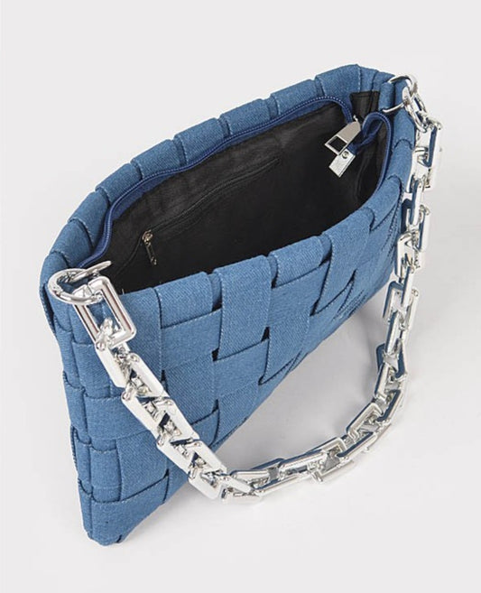 Billie Jean Denim Clutch