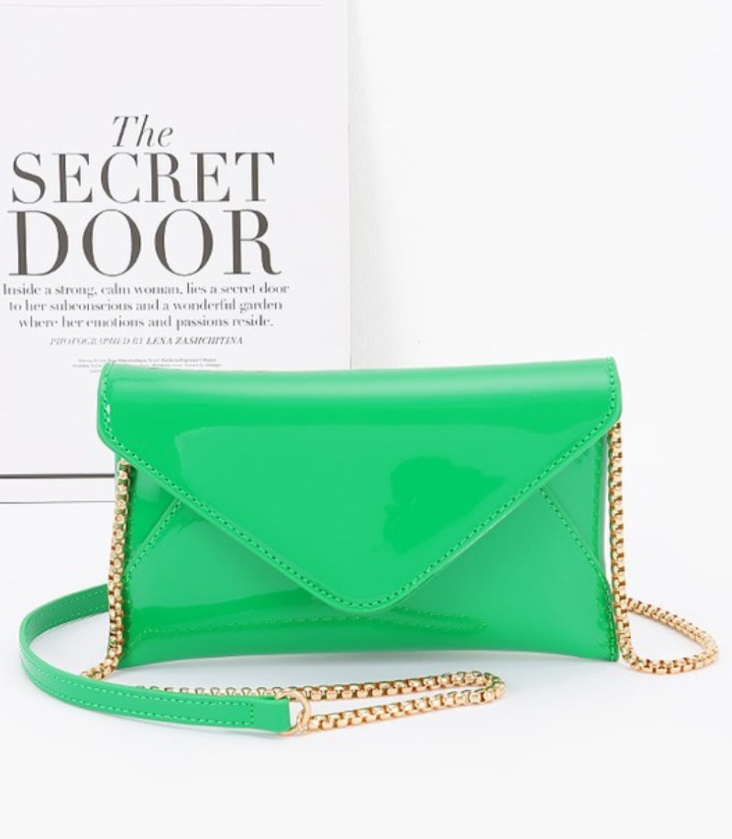 Flashy Envelope Clutch