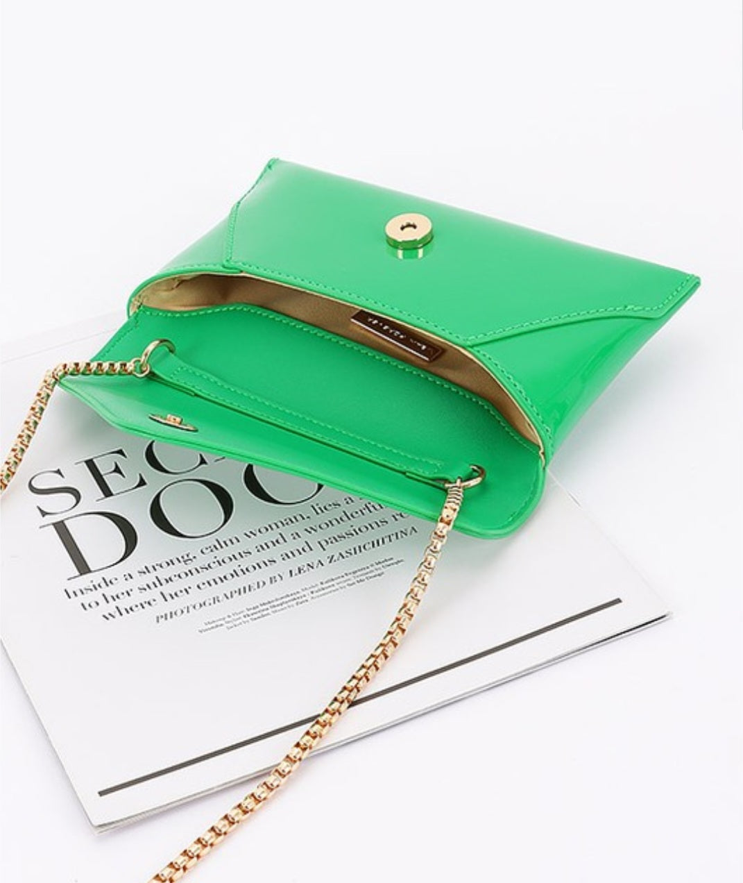 Flashy Envelope Clutch