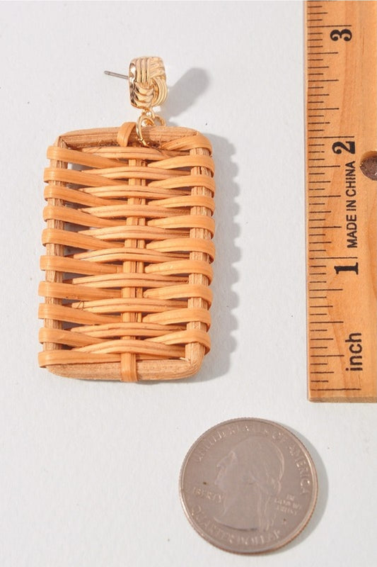 Basket Weave Earrings