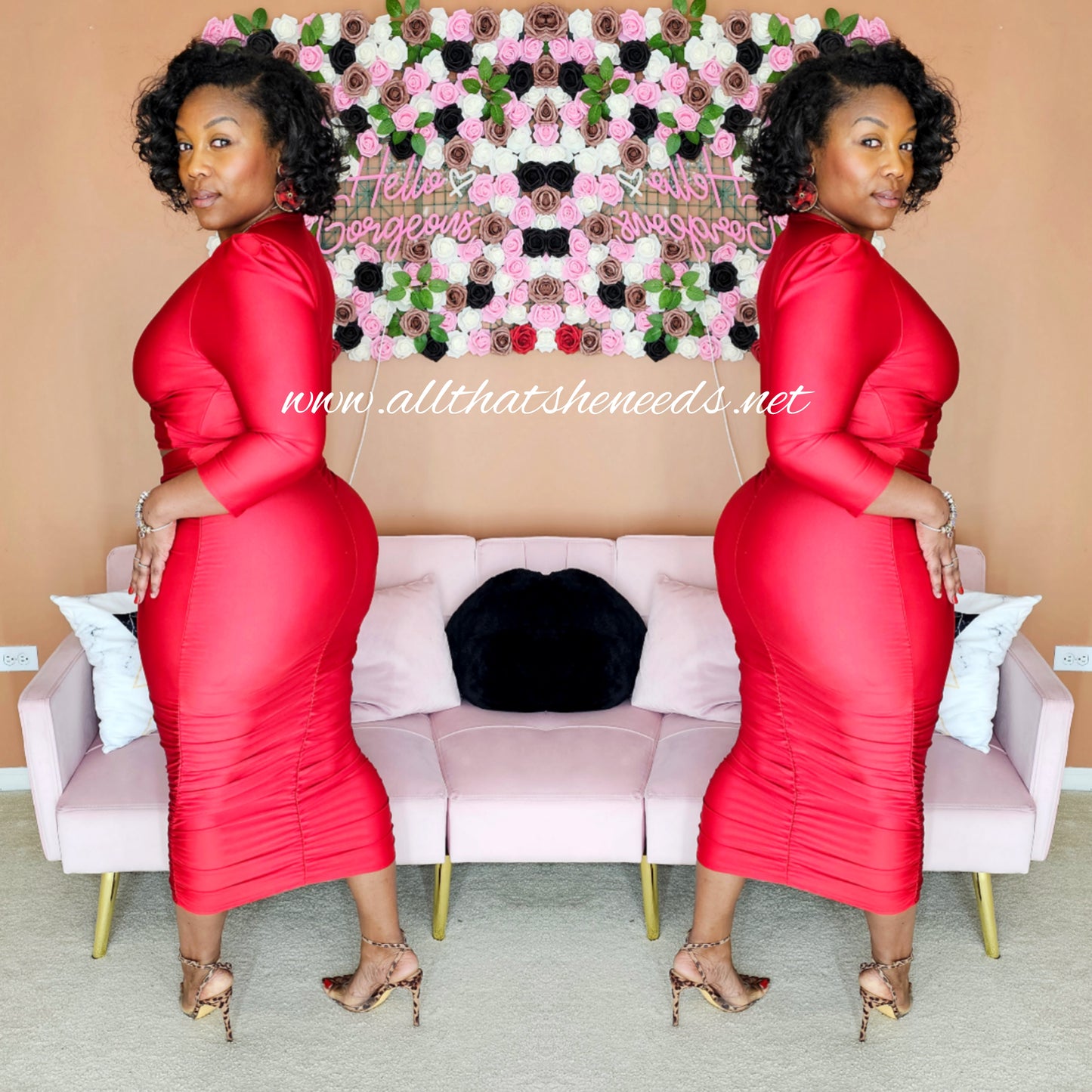 Ms. Valentine Midi Skirt Set