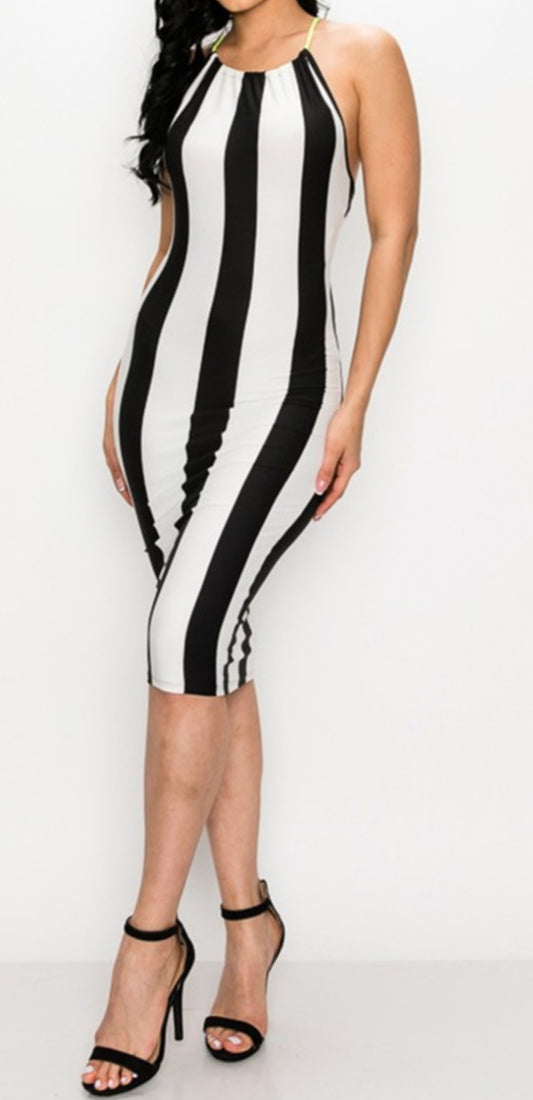 Beetlejuice Midi Dress