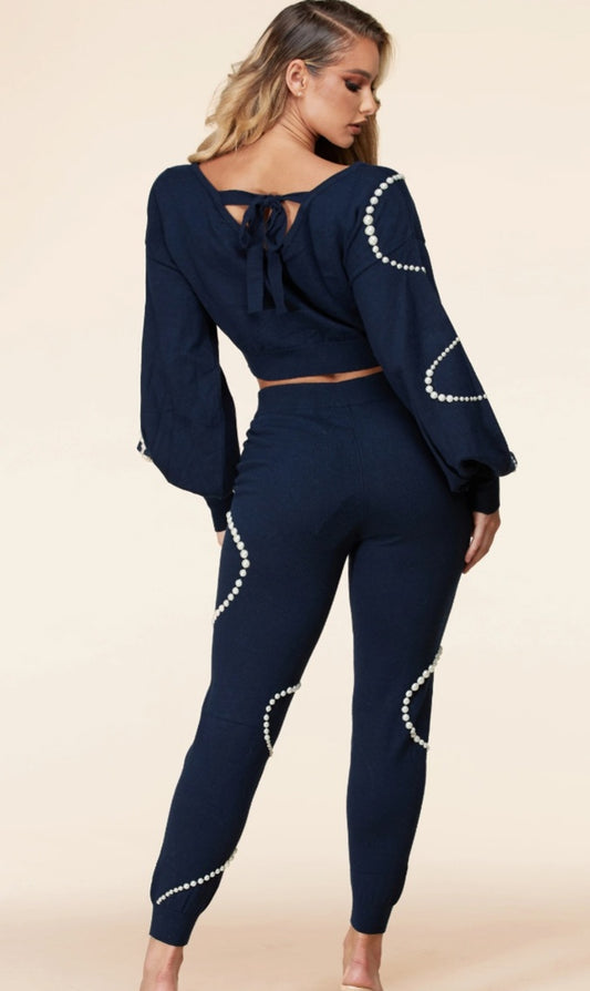 Pearls For The Girls Jogging Set