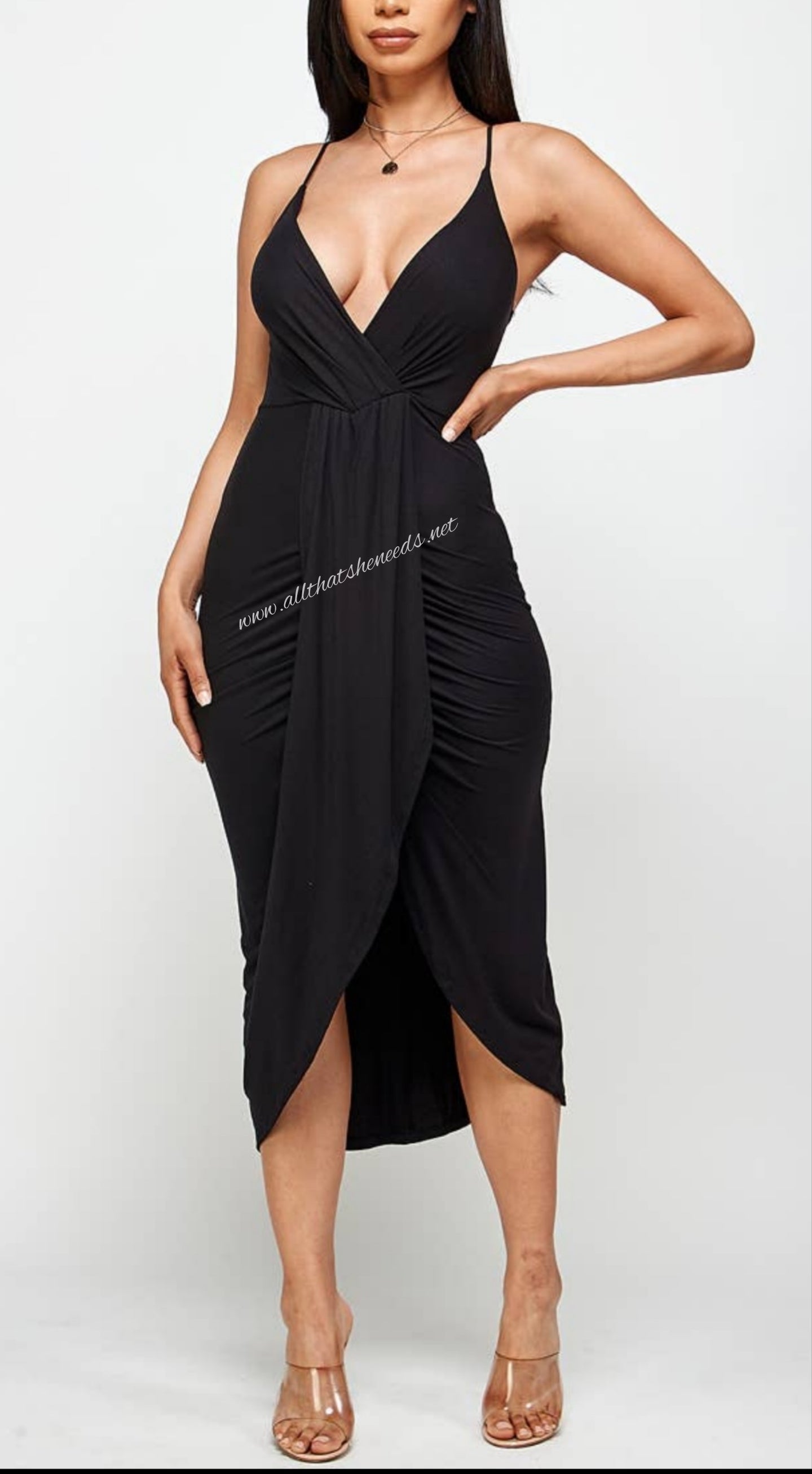 Take Me Out Fitted Dress