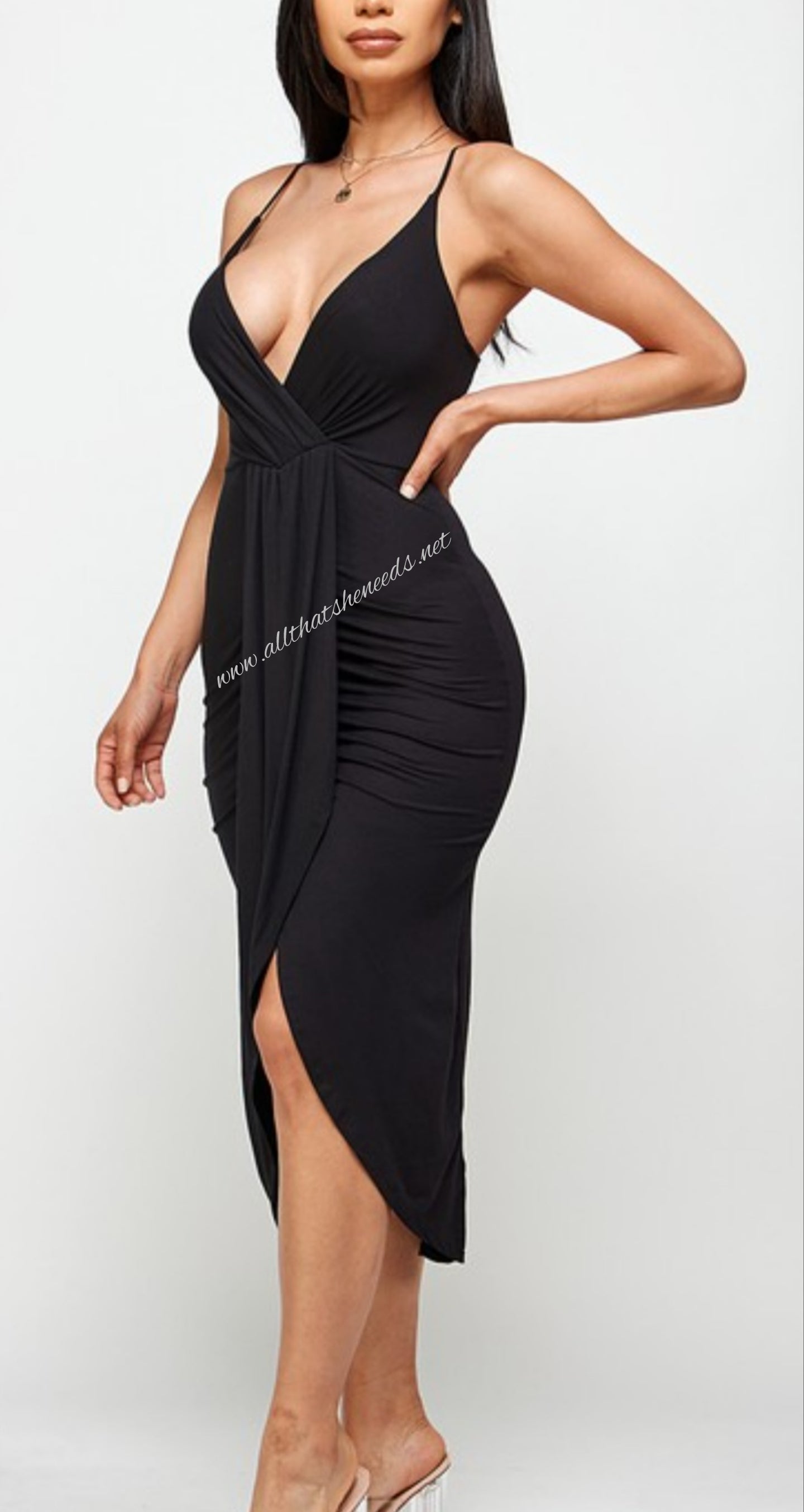 Take Me Out Fitted Dress
