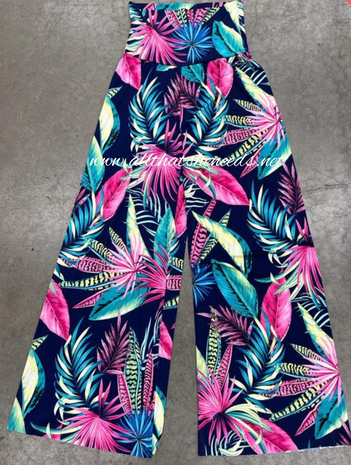 St Lucia High Waist Palazzo Pants