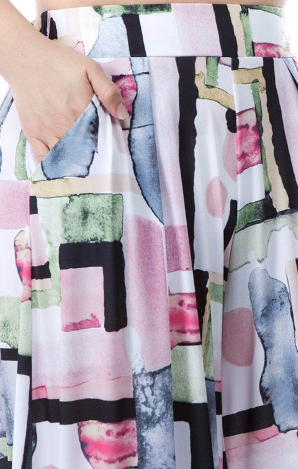 Paint Brush Wide Leg Pants