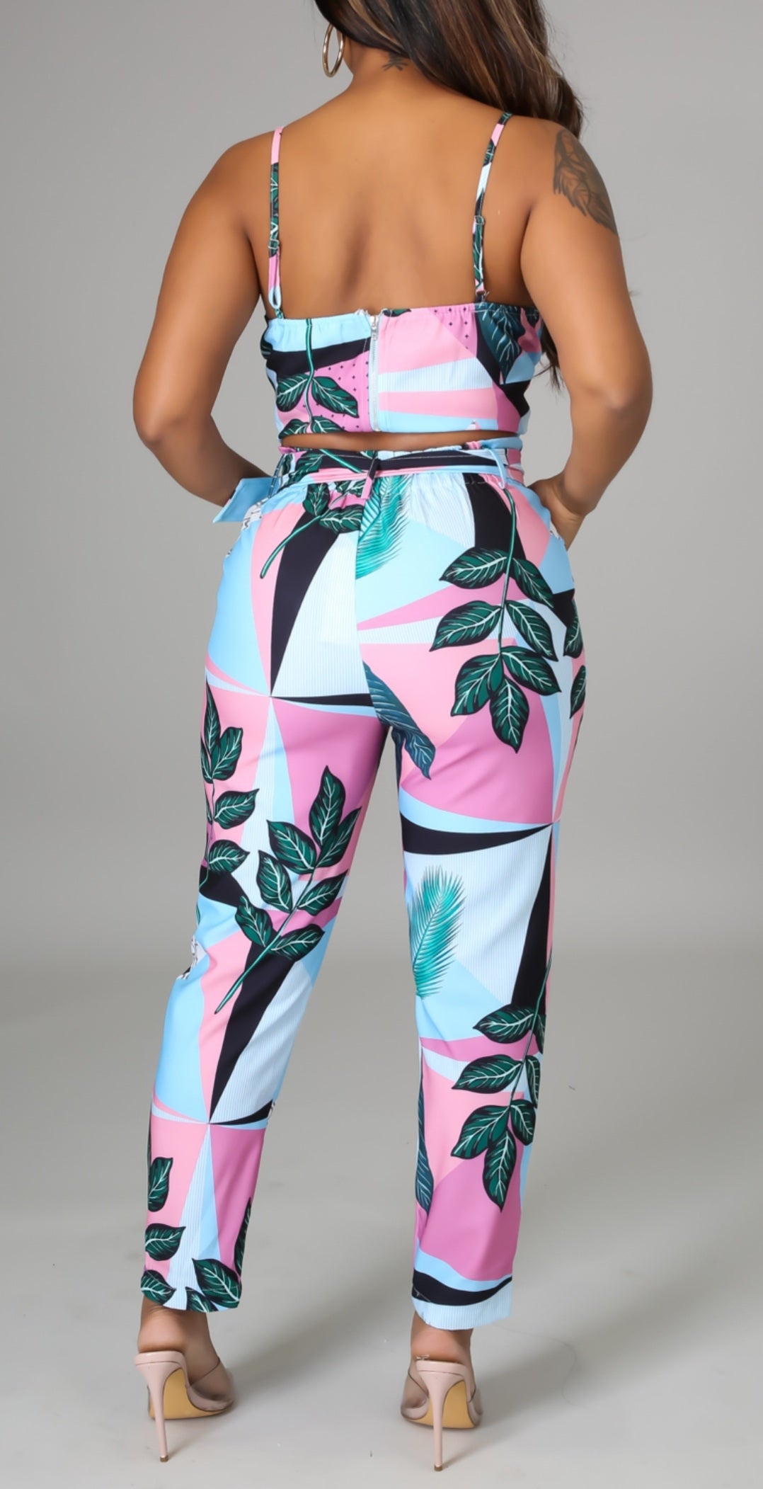 The Palms 2 Piece Pant Set