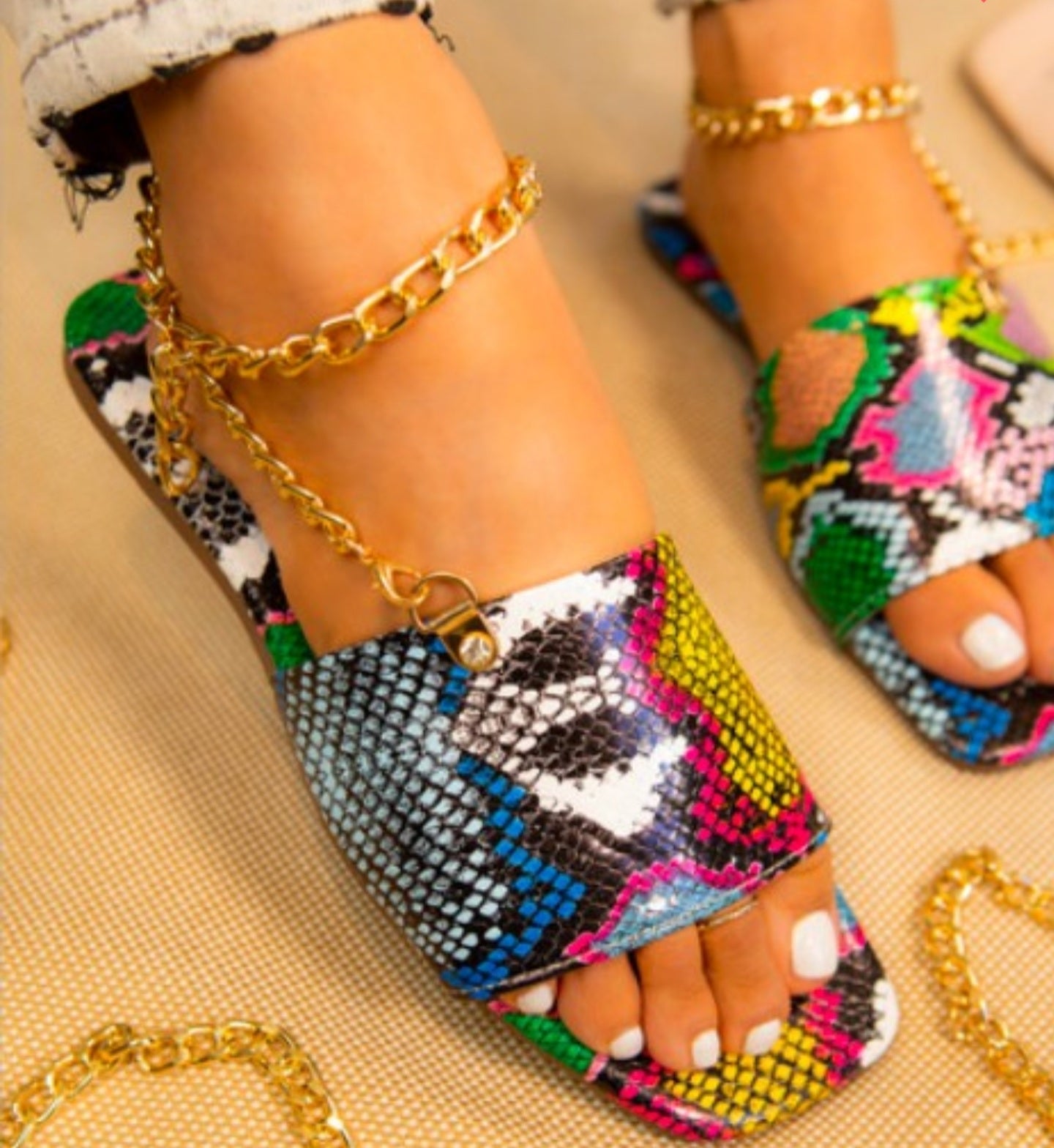 Snake In The Grass Sandal