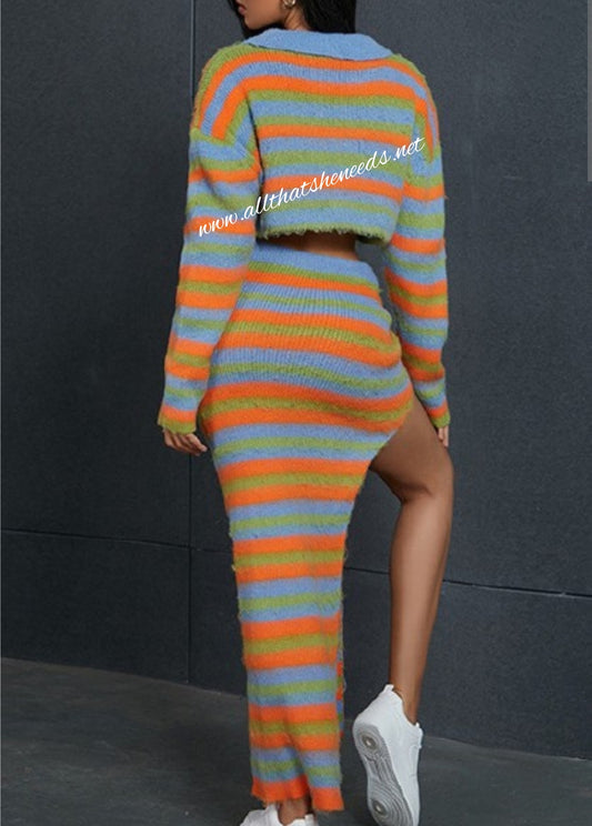 The Cardi Skirt Set