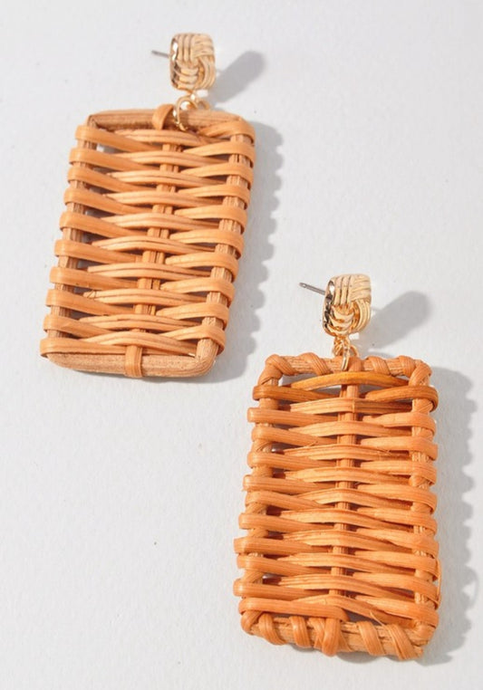 Basket Weave Earrings