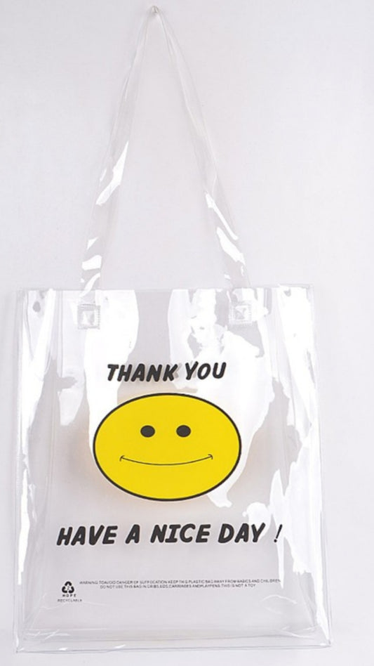 Smile Transparent Shoulder Bag