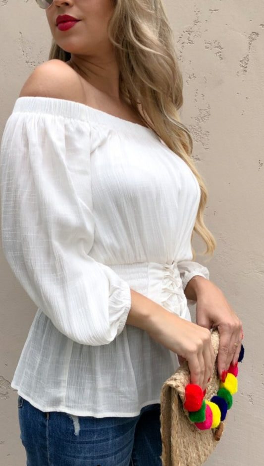 Top Off Shoulder Shirt