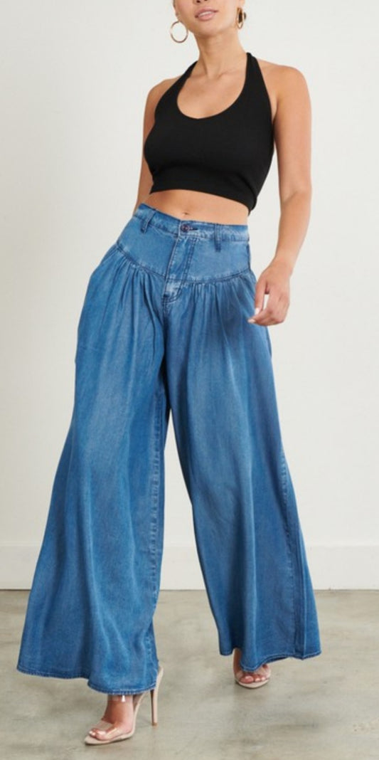 Go With The Flow Wide-leg Pants