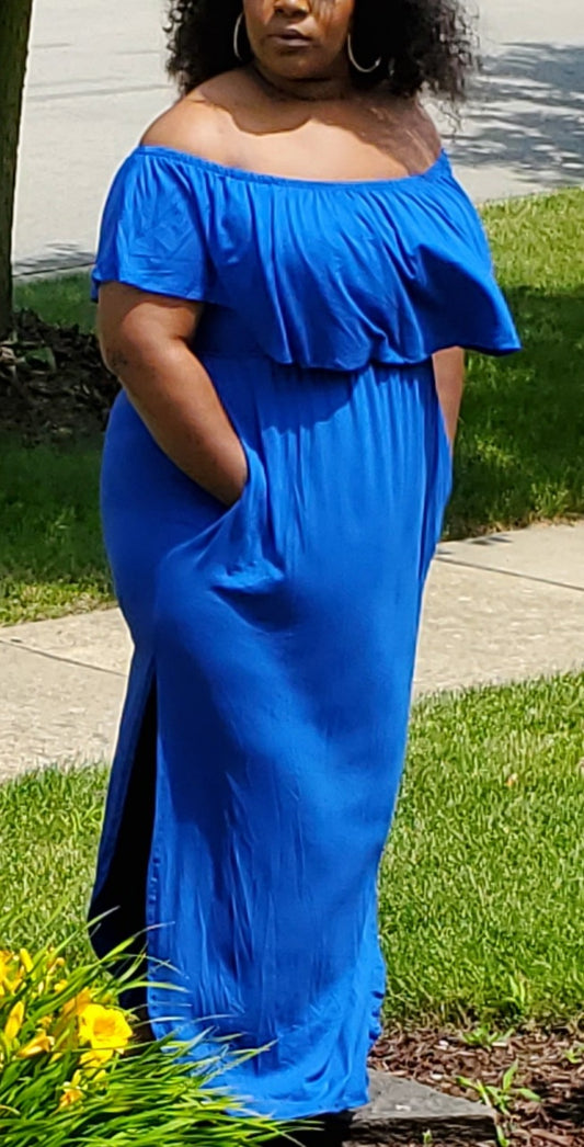 Blue Waters Plus Size Maxi Dress