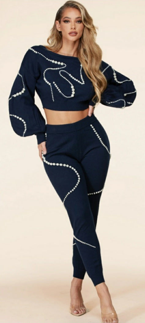 Pearls For The Girls Jogging Set