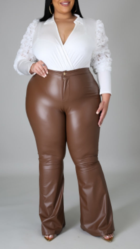 Caramel Macchiato Plus Size Pants