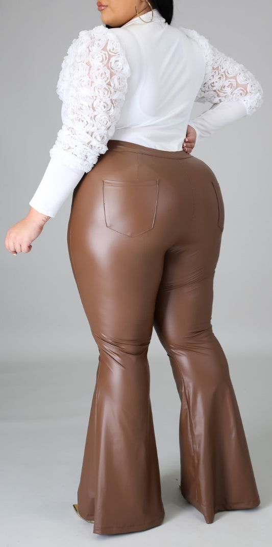 Caramel Macchiato Plus Size Pants