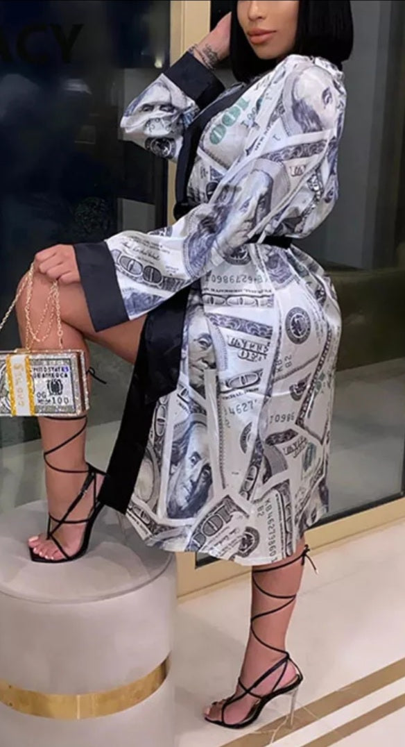 Moneybag Satin Robe