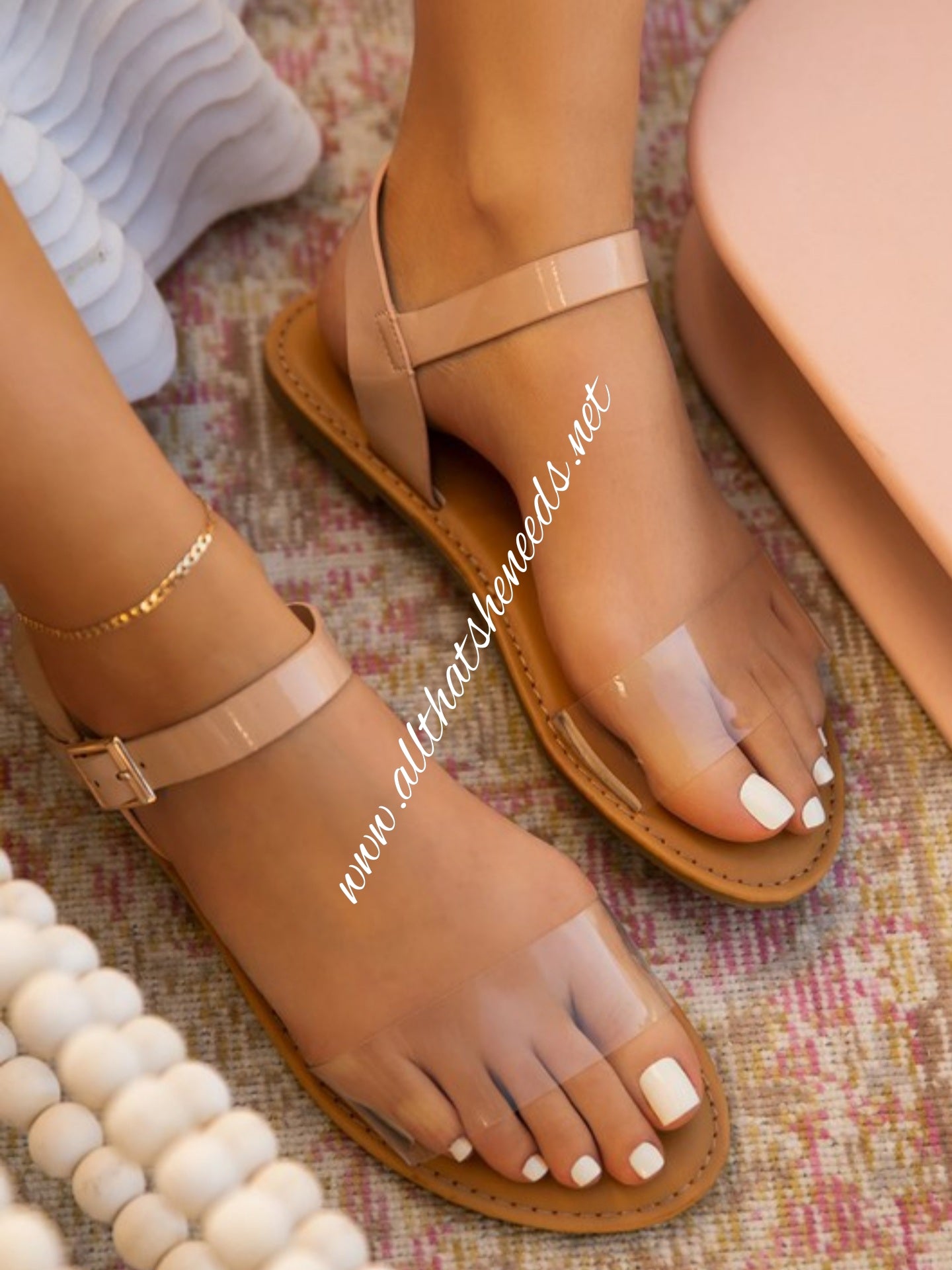 Nude Beach Flat Sandal