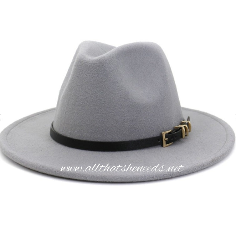 Classic Fedora Hat (avalbl. in many colors)
