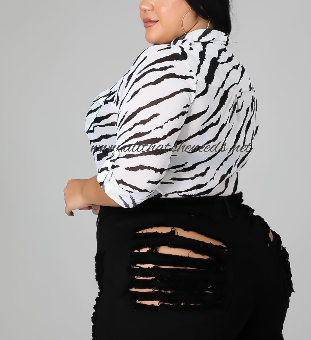 Cookies & Cream Plus Size Top