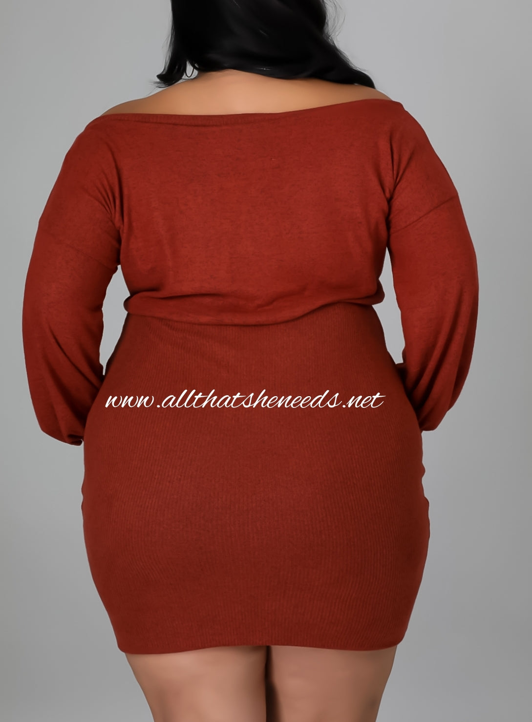 Taken Plus Size Midi Dress