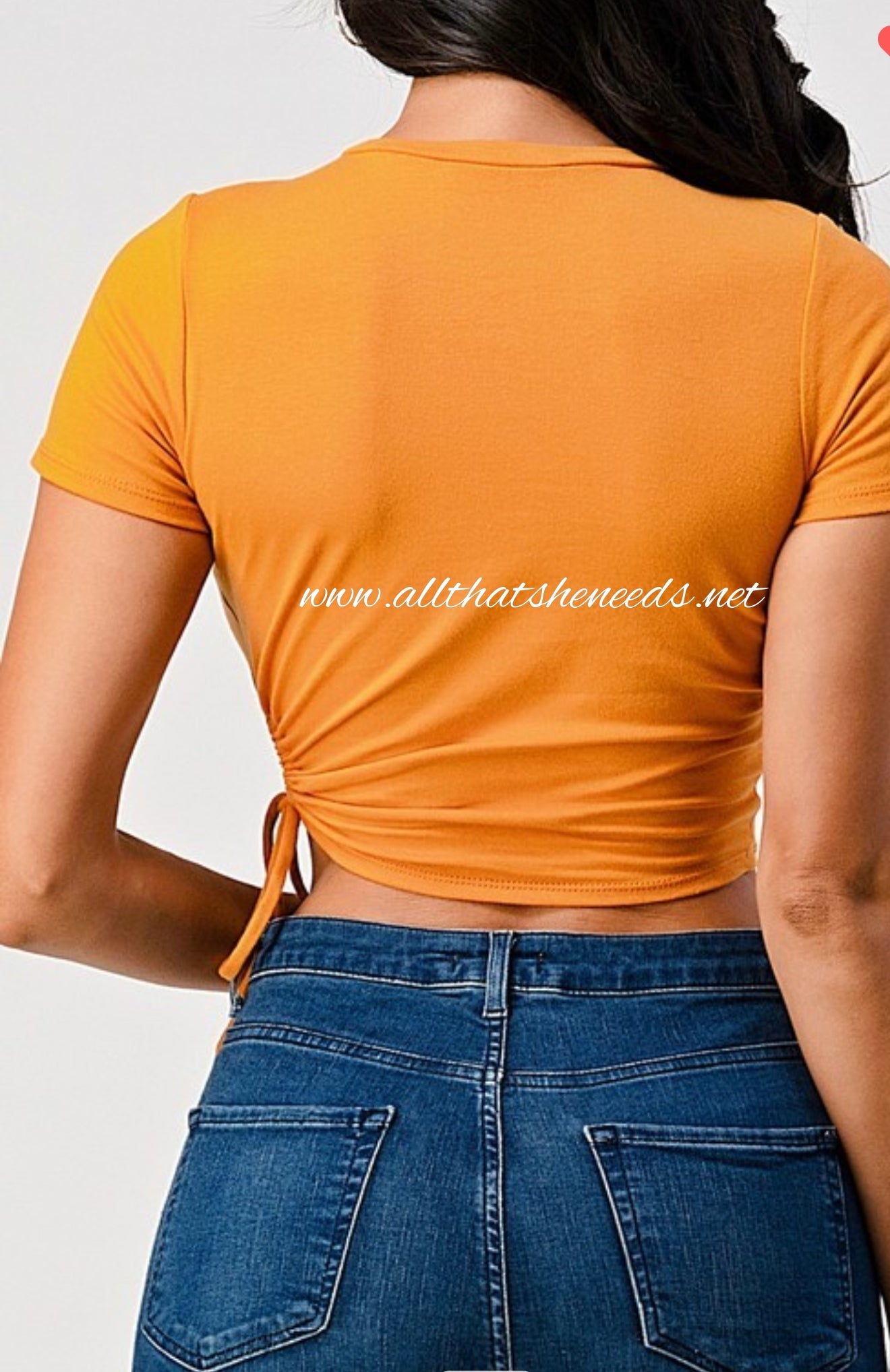 Hole On Crop Top