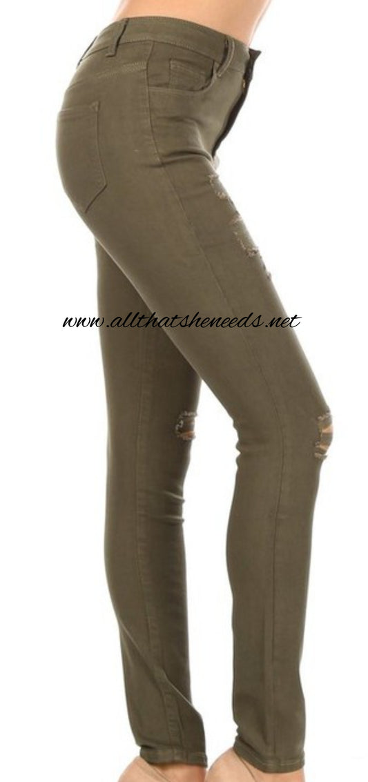 Olive Branch Skinny Jeans