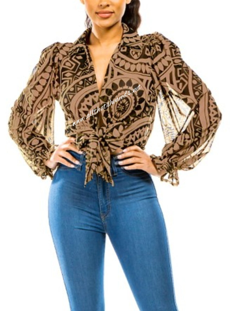 Party Gal Sheer Top