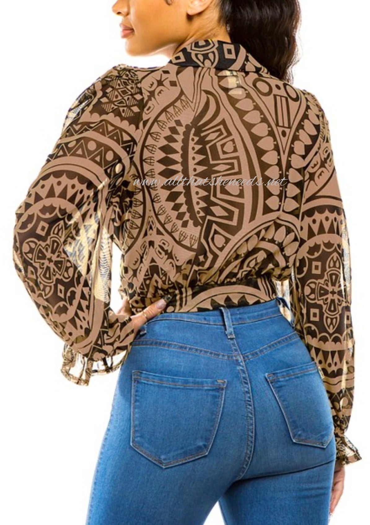 Party Gal Sheer Top