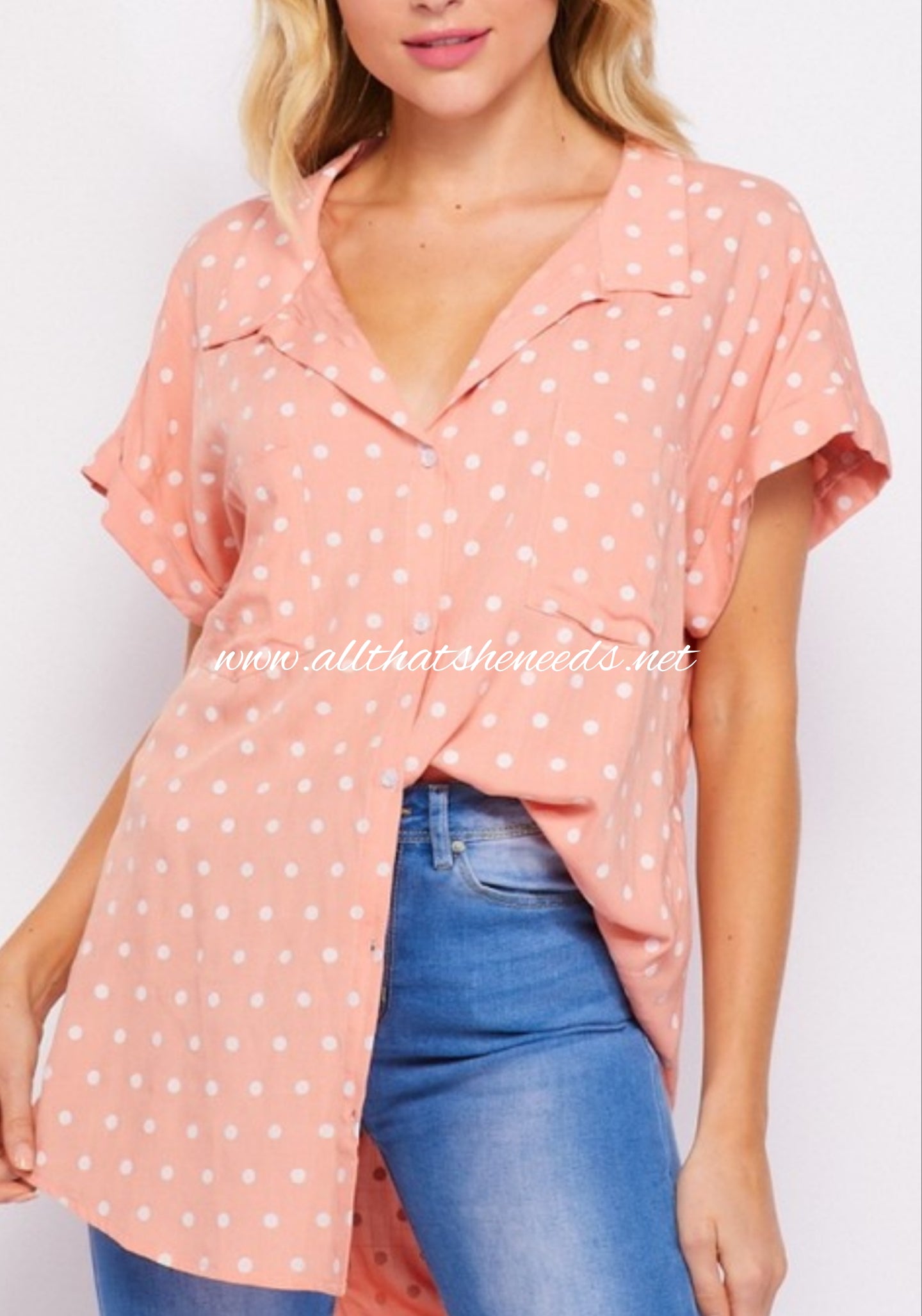 Spice It Up Button Down Top