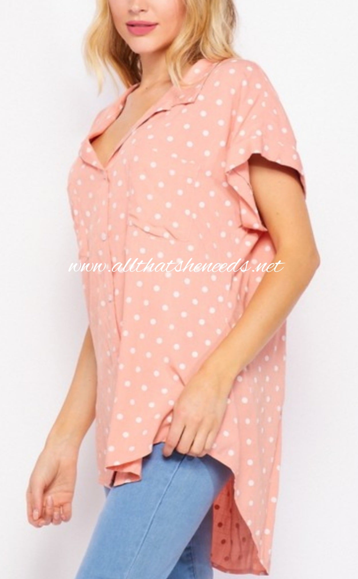 Spice It Up Button Down Top