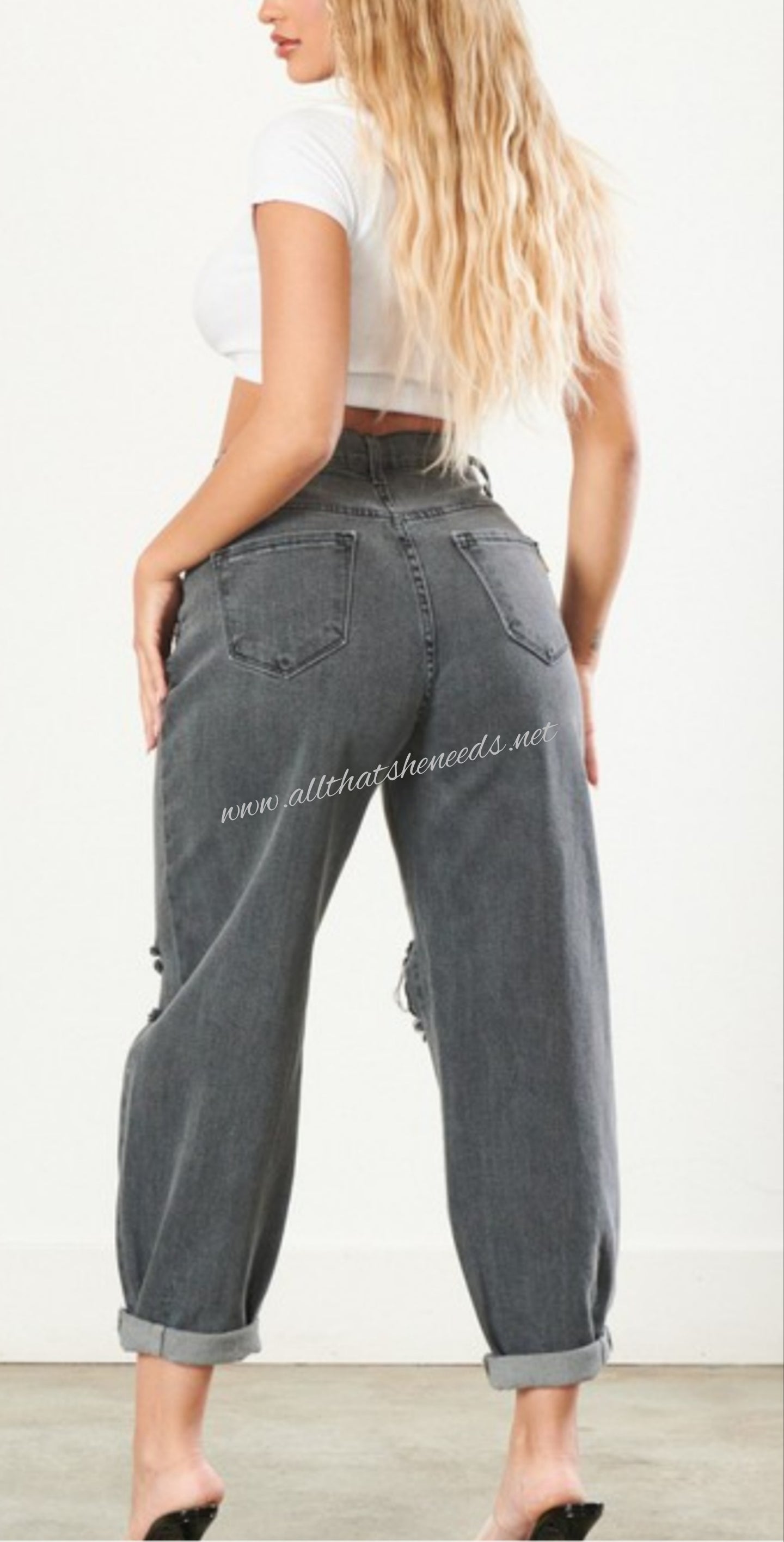 Around the Way Girl Denim Pants