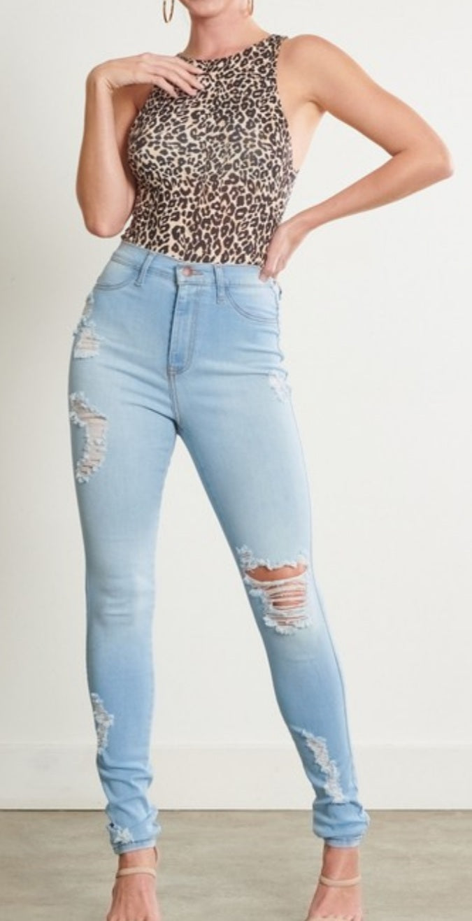 Gimmie The Light Distressed Jeans