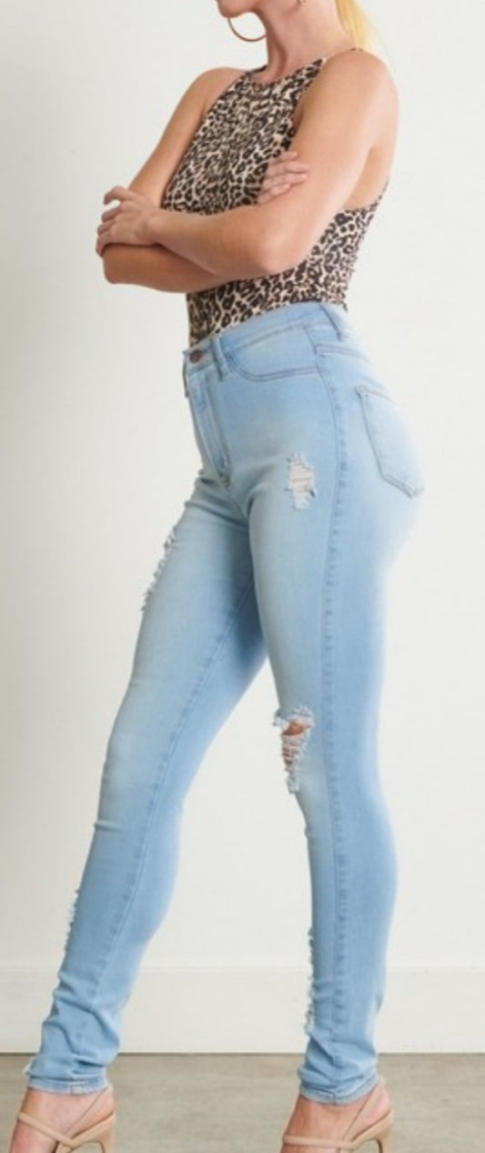 Gimmie The Light Distressed Jeans