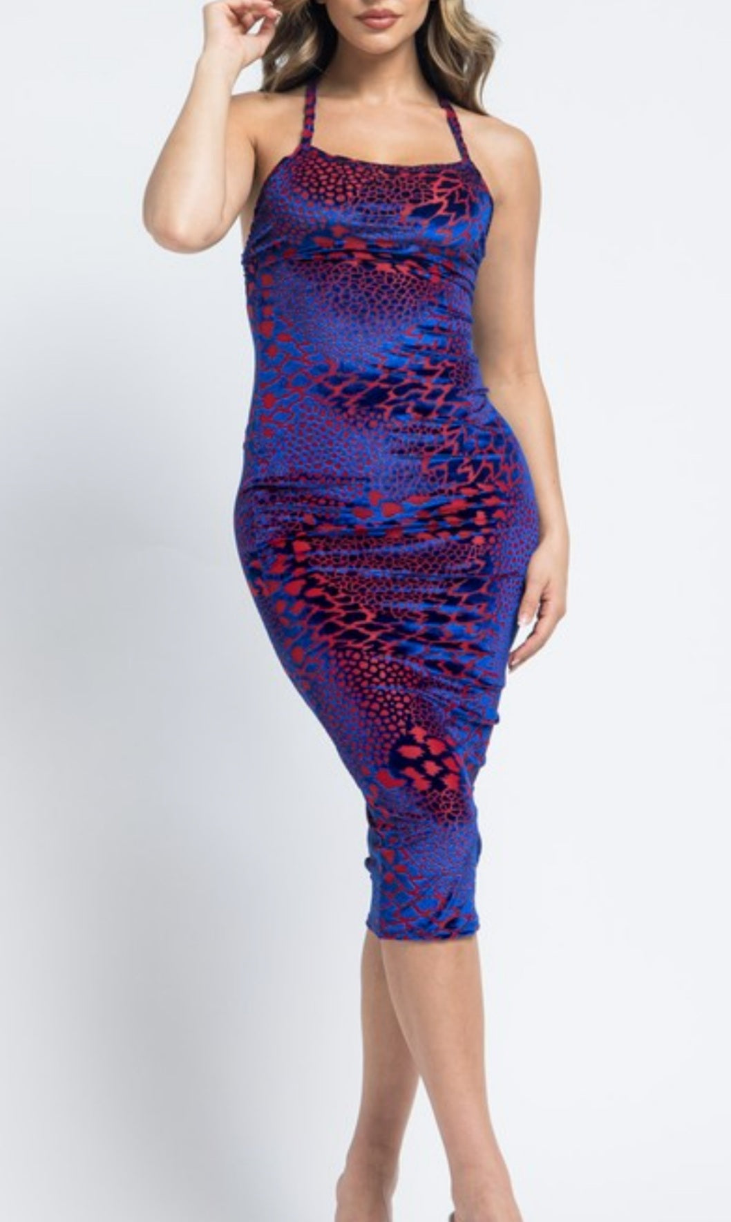 The Crackle Fitted Dress