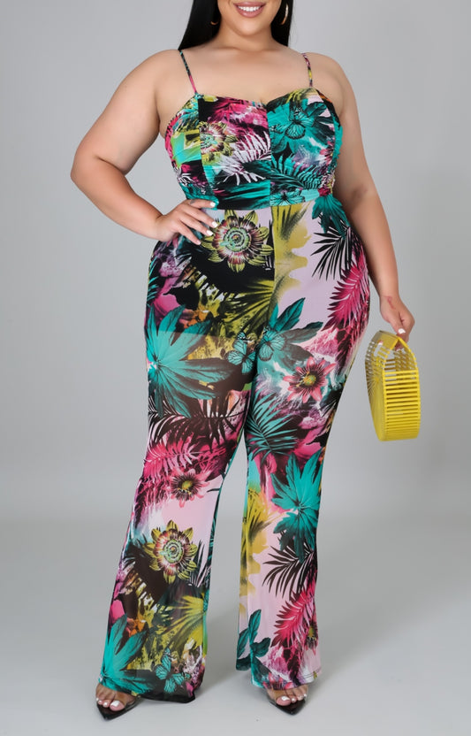 I'm Blossoming Plus Size Jumpsuit